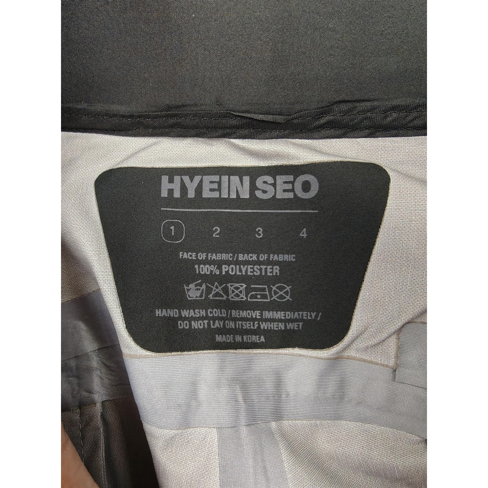 Hyein Seo Pants Womens 1 Black Shell Waterproof Adjustable Ankle Zip Rain Hiking — image 7 of 8